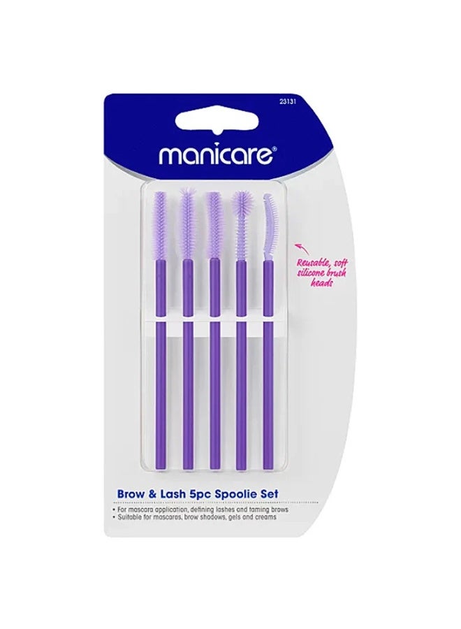 Manicare Brow & Lash 5pc Spoolie Set # 23131 - Image 1